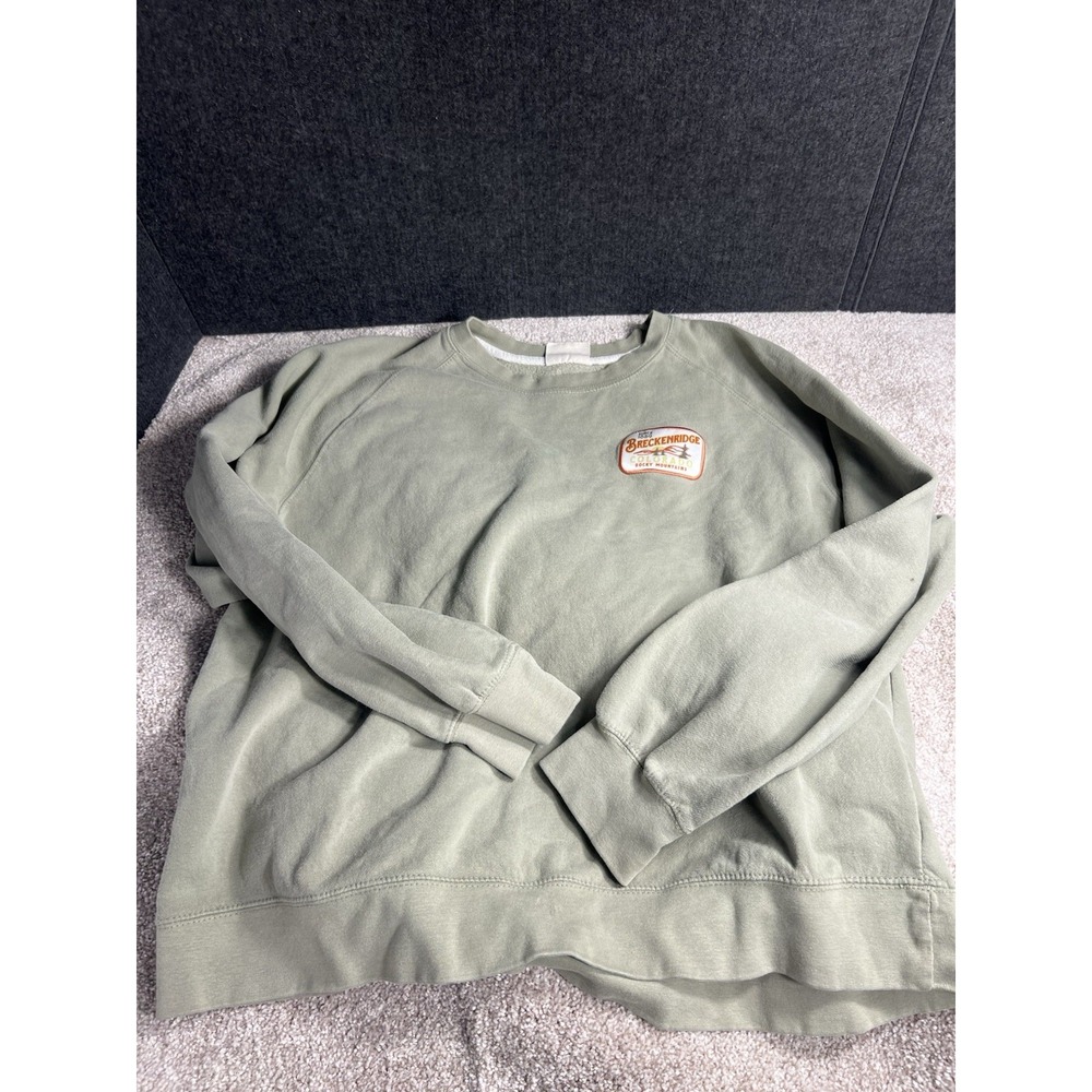 Vintage Colorado Graphic Crewneck Sweatshirt Size X Large Green